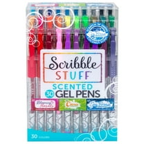 Scribble Stuff 30ct Scented Gel Pens, 30 Unique Colors Scented with Citrus, Florals and Sea Breeze.