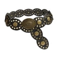 thumbnail image 2 of Cinturón decorativo para mujer, accesorio único para fiestas, pantalones y compras. Negro, 2 of 9