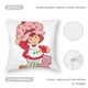 thumbnail image 5 of Strawberry Shortcakes Fundas de almohada de terciopelo con tema, regalos de funda de almohada, decoración para el hogar, cojín de lanzar, regalo de cumpleaños para fans y parejas. 45cm x 45cm., 5 of 6