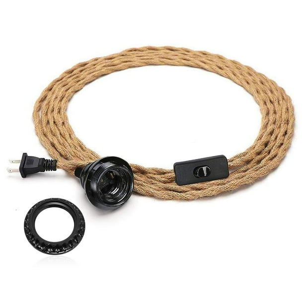 Pendant Light Cord, Hanging Light Kit with Switch Plug in ...