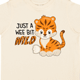 thumbnail image 4 of Inktastic Just a Wee Bit Wild- cute tiger cub Boys or Girls Toddler T-Shirt, 4 of 5