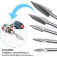 thumbnail image 4 of 10 Pcs Couteau Électrique à Trois Lames Tranchant Couteau de Sculpture Outil de Sculpture Convient aux Outils de Menuiserie, 4 of 5