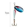thumbnail image 6 of Pink Season 9g/7cm Fishing Lure Vivid Shape Waterproof Rotary Sequin Treble Hook Reusable Angling Stainless Sharp Hook Spinner Bait Fishing Supplies, 6 of 8