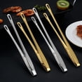 thumbnail image 1 of 4 Piezas Pinzas para Barbacoa JanHm Acero Inoxidable Doradas y Plateadas Tamaño S y L, 1 of 5