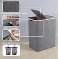 thumbnail image 4 of Cesto De Ropa Sucia Con 2 Bolsas Plegable Canasta, 4 of 4