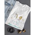 thumbnail image 3 of Believe In Unicorns Cute Doodle T-Shirt Women -Image by Shutterstock, Female XX-Large, 3 of 4