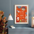 thumbnail image 6 of Dreamtimes Poster Prints Wall Paper Art Decor Christmas New Year Winter House Orange 12x18 inch Photo Picture Poster for Home Bedroom Living Room Kitchen, 6 of 7
