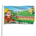 thumbnail image 1 of Jorge el Curioso Bandera impresa con temática, regalo perfecto para fanáticos, amigos y familiares, y adecuada para actividades al aire libre e interiores, decoraciones de fiesta. 120*180CM, 1 of 6