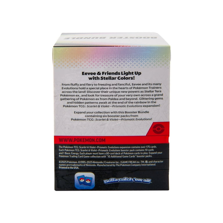 Pokémon, TCG: Scarlet & Violet Prismatic Evolutions Booster Bundle