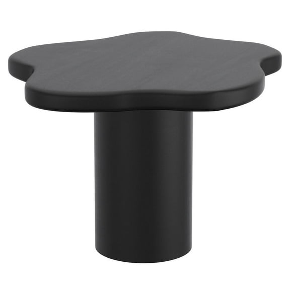 Milieu du siècle moderne Bois Massif Table de Basse Petite - Noir