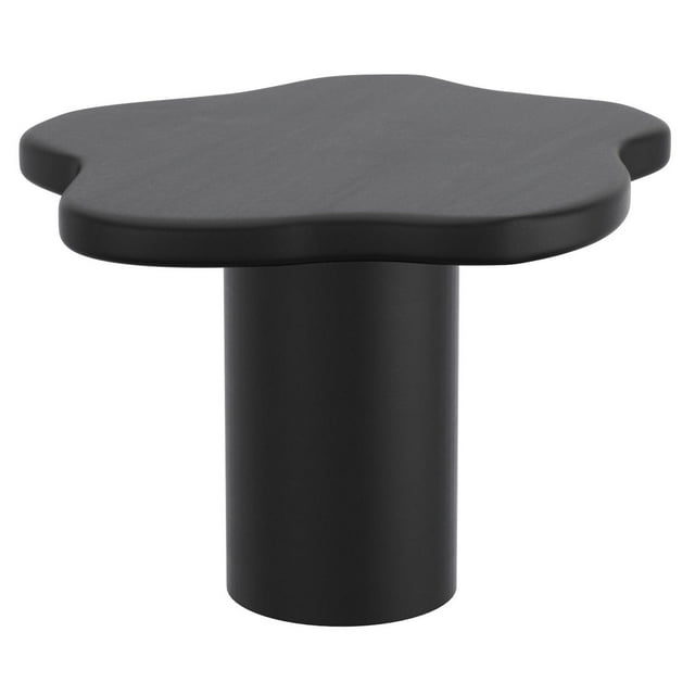 Milieu du siècle moderne Bois Massif Table de Basse Petite - Noir