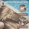 thumbnail image 6 of DEORAB 8'x10' Outdoor Rugs Patio Waterproof Outside Mat Reversible Plastic Camping Carpet,Coffee & Beige, 6 of 9