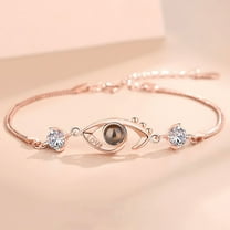 S925 Silver Devil's Eye Projection Bracelet for Women