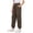 Coffee, variant on Xyant Girl's Cargo Pants Casual Hiking Loose Fit with Multi Pockets Hight Waist Trousers (Purple,11-12 Years)