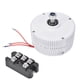 thumbnail image 1 of Alternador trifásico, turbina eólica, generador de imán permanente, generador síncrono NE300 (rectificador generador de 12 V), 1 of 11