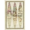thumbnail image 2 of Cassini, Giovanni Maria 14x18 Black Ornate Wood Framed with Double Matting Museum Art Print Titled - Globo Terrestre III, 1792, 2 of 4