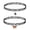 Tai Chi+Butterfly, variant on 2 Pack Elastic Tattoo Choker Necklaces, 90s Y2K Gothic Adjustable Nylon Stretch Collar, Multi Color Black Rainbow Purple Punk Layering Chokers for Women Daily Party Cosplay