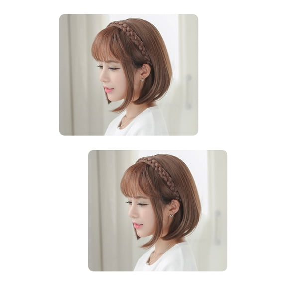 76 Cm Curly Wig Curly Human Hair Wigs Hair Extensions High Temperature Fiber Wig Lace-up Wig Women's