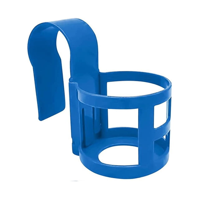 Above Ground Pools 18' X 48 2Pcs Poolsides Cup Holders for Above Ground Pools, Pool Cup Holders for Drinks Above Ground Pool Accessories No Spills Fits 2 Inch Or Less Round Top Bar