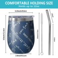 thumbnail image 5 of 12oz Stemless Wine Tumblers Math Equations Physics Diagrams Blue Pattern Vacuum Insulated Stainless Steel Travel Tumbler Cups Mug with Lid and Straw for Champaign,Cocktail,Beer with Cleaning Brush, 5 of 5
