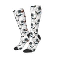thumbnail image 2 of Fotbe Cool Chicken print Women's Men's Novelty Crew Socks Cotton Socks Knee High Socks for Walking,Running,Nurses,Pregnancy, 2 of 9