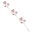 thumbnail image 2 of 3Pcs Valentine's Day Glitter Puffy Heart Foam Picks Sparkly Heart on Sticks Valentines Floral Picks for Wedding Birthday Party Cake Decorations Vase Floral Arranging Table Centerpiece Supplies, Pink, 2 of 6