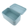 thumbnail image 4 of Bread Box Solid Color Retro Metal Bread Bin Box Large Capacity Kitchen Storage Container(Blue), 4 of 8