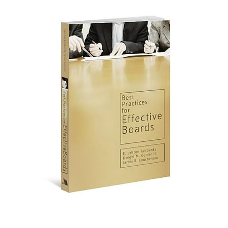 Best Practices for Effective Boards (Paperback)