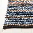 thumbnail image 3 of SAFAVIEH Cape Cod Alyssa Geometric Area Rug, Natural/Blue, 5' x 8', 3 of 11