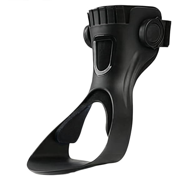AFO Drop Foot Brace Orthosis for Hemiplegia Stroke Varus Foot Improve Walking Gait, Effective Relieve Pain for Walking with Shoes, Lightweight & Invisible (XL, Left foot)