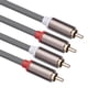 thumbnail image 3 of Cables RCA de 5MM Methold sistema estéreo profesional adaptador de enchufe de Aleación resistente al desgaste, 3 of 6