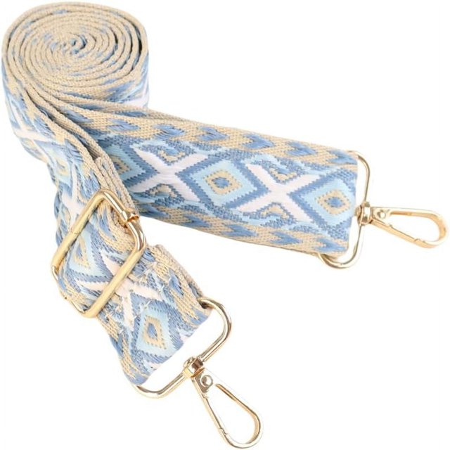 LinYooLi Bandoulière de Remplacement Réglable, Sangles de Bagage, Ceinture Bandoulière en Toile pour Sac à Main, Sangle de Sac à Main pour Femmes (Style A 119)