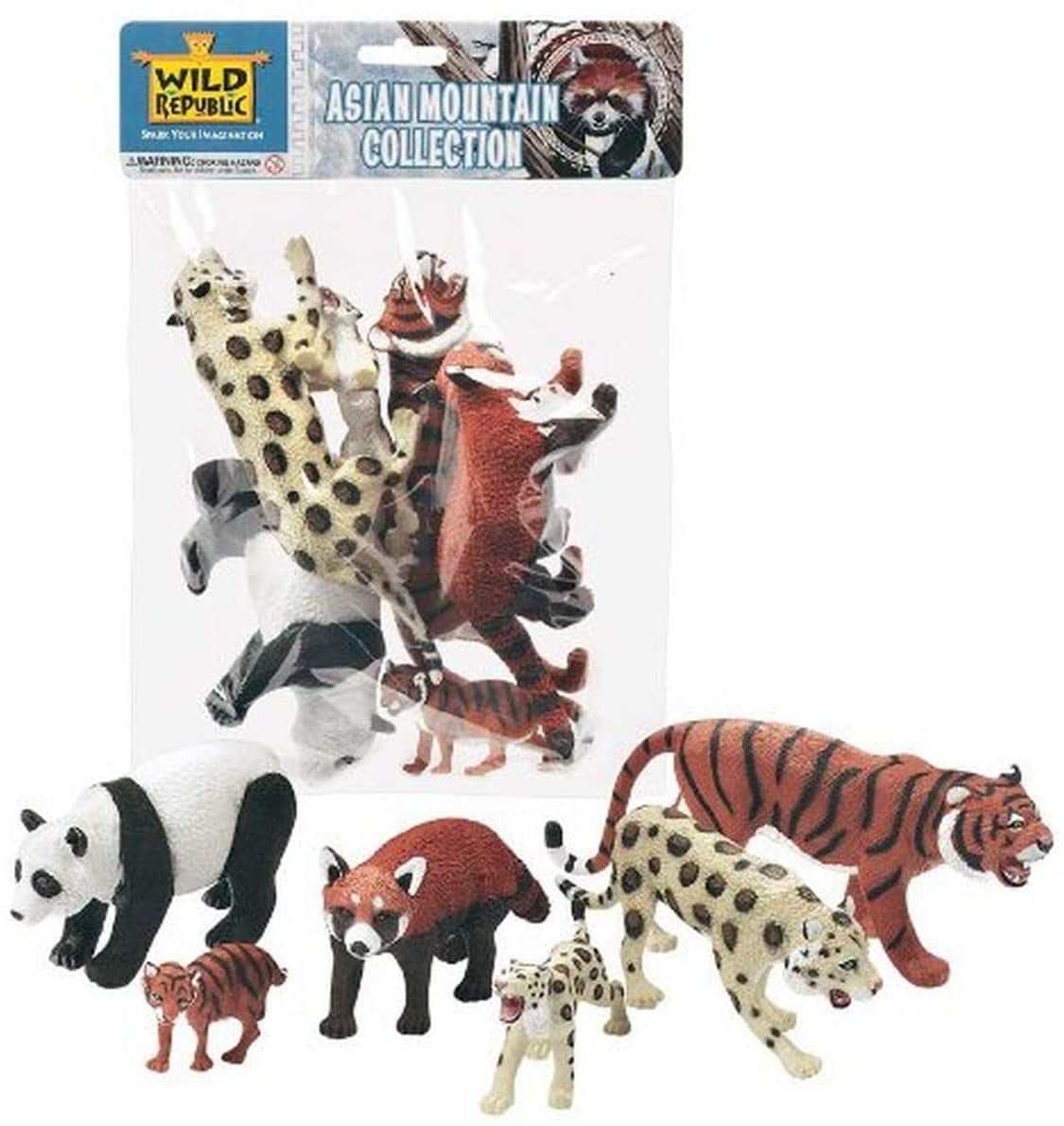 Wild Republic Large Polybag Wilderness Collection Animal Play Set toy Figurines 