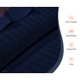thumbnail image 3 of SGI Bedding Egyptian Cotton Top Split Sheet Set Stripe Adjustable Bed 39" Split Head Cal King 600 TC 15" Deep Navy Blue, 3 of 9