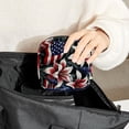 thumbnail image 6 of Flag Plants Sanitary Napkin Purse Sanitary Bags under Clothes Travel Pouch Ring Pouch Small Storage Bag for Sanitary Napkins - 4.7x6.6x6.6 in, Plush Fabric, Sponge, 6 of 6