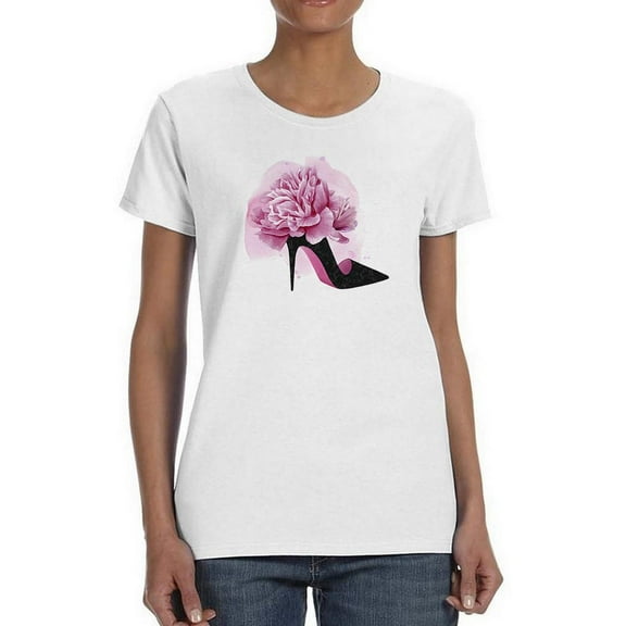 Flower Heel Ii. T-Shirt Women -Grace Popp Designs, Female Large