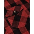 thumbnail image 7 of sogami Mens Flannel Shirts Casual Long Sleeve Button Down Plaid Shirts With Pocket Regular Fit CLoth For Winter, 7 of 7