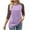 Pink, variant on Womens Baseball Tee 3/4 Sleeve Fashion Crewneck Tops Color Block Blouse Casual Raglan Shirt