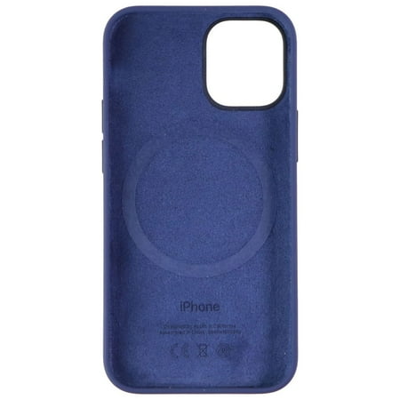 Apple - iPhone 12 mini Silicone Case with MagSafe - Deep Navy