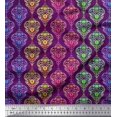 thumbnail image 1 of Soimoi polyester Crepe Fabric Floral & Damask Ethnic Decor Fabric Printed Yard 52 Inch Wide, 1 of 3