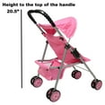 thumbnail image 5 of First Doll Stroller for Kids (Pink Quilted) Pink Quilted, 5 of 8