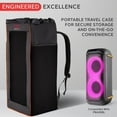thumbnail image 2 of Bolsa de altavoz Pyle portátil impermeable con correas ajustables, 2 of 4