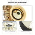 thumbnail image 4 of EXHUMKY Black Plastic Alto Saxophone Mute Saxophone Noise Dampener Musical Instrument Part, 4 of 4