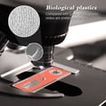 thumbnail image 3 of 48pcs/set Plastic Prepared Microscope Slides Animals Insects Plants Sample Specimens Slides Set with Color Labels for Kids Students, 3 of 8