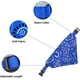 thumbnail image 3 of Pañuelo para perro tipo bandana, bandana triangular ajustable de 3 piezas para mascotas, bufanda tipo bandana para perros, bufanda para perros y gatos, bufanda para mascotas (M), 3 of 5