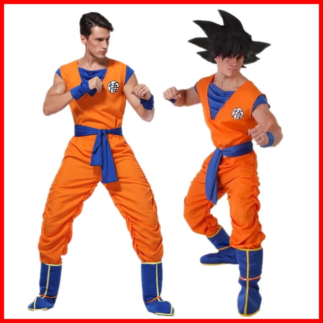 Disfraz de Halloween Anime Dragon Ball Monkey King Disfraz de práctica Goku cosplay Disfraz de escenario Nuevo