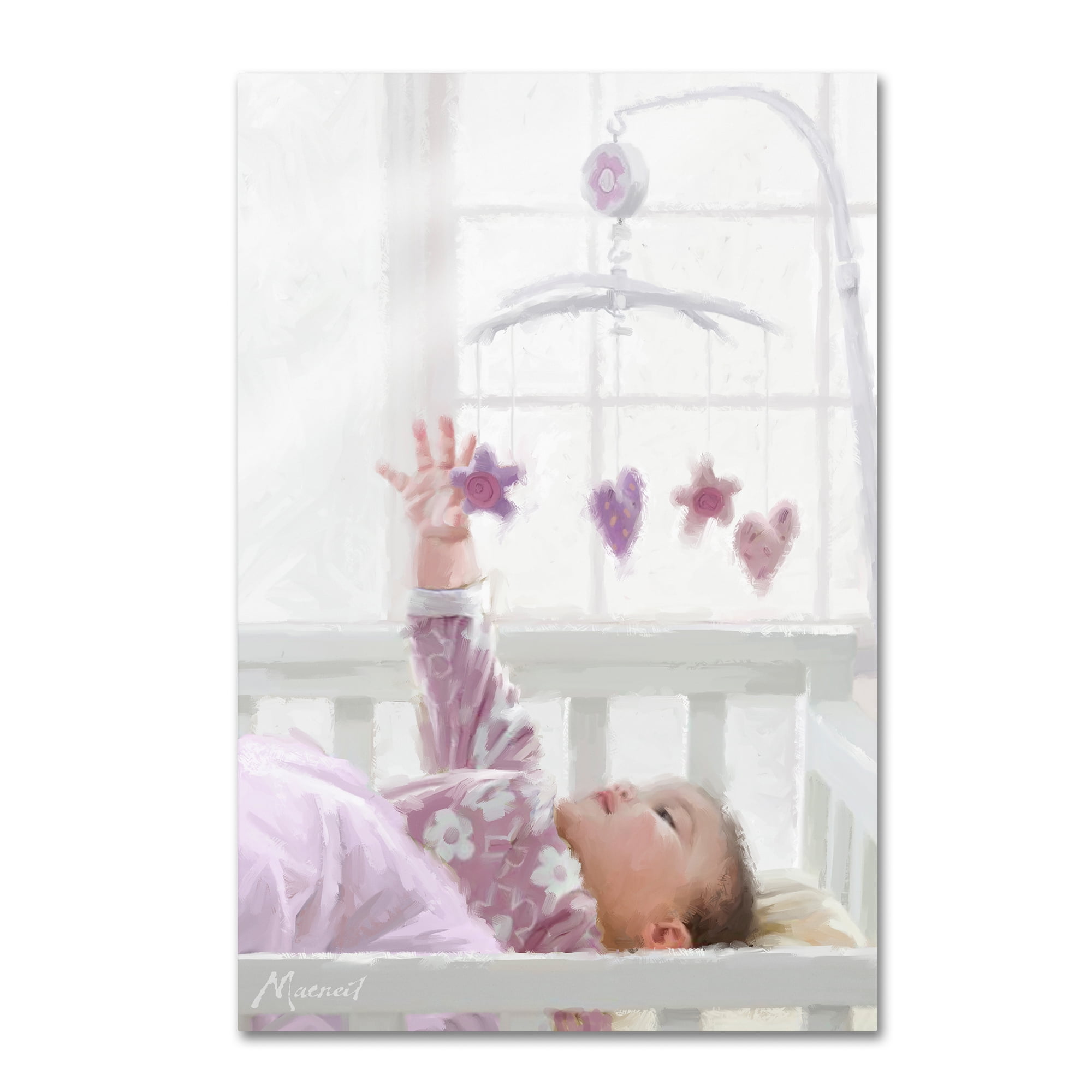 Trademark Fine Art 'Baby Mobile I' Canvas Art by The Macneil Studio