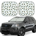 thumbnail image 2 of Picia Colorful Grass 2 Piece Car Windshield Sun Shade Foldable | Foldable Sun Shield for Front Window Blocks UV Rays and Keeps Your Vehicle Cool-Small, 2 of 7