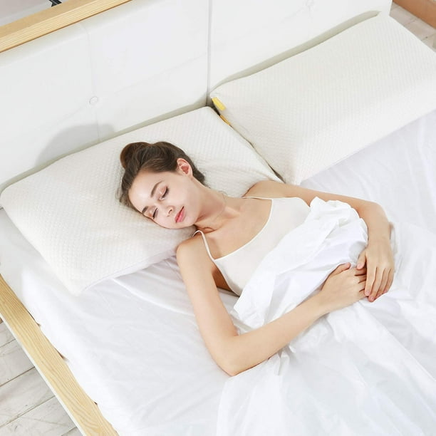 Sandwich Pillow Queen 2 Pack Adjustable Memory Foam Pillow