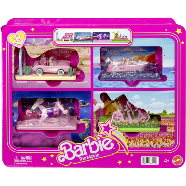 Colección de vehículos de juguete Barbie Mini BarbieLand The Movie